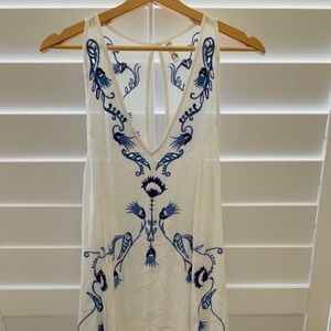 🦋 FREE PEOPLE 🦋 embroidered dress!